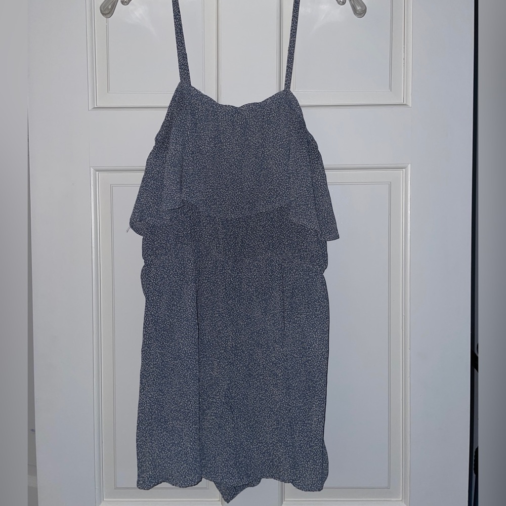 Flower print romper